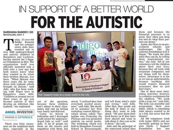 I am running a marathon to autism and We- a help to create an inclusive platform for Autism
