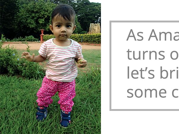 Let's bring some cheer to some orphan children on Amaaya's first birthday