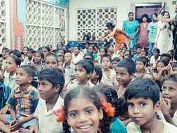 I am running a marathon to build a new learning center in Ezhil Nagar slum area of Chennai