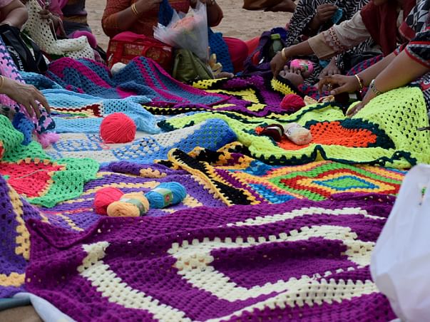 We (The MICQ Group) are fundraising to bag a Guinness world record for India by making the largest Crochet blanket.