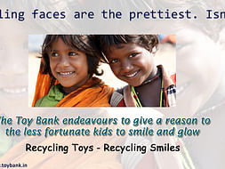Recycling toys and recycling smiles