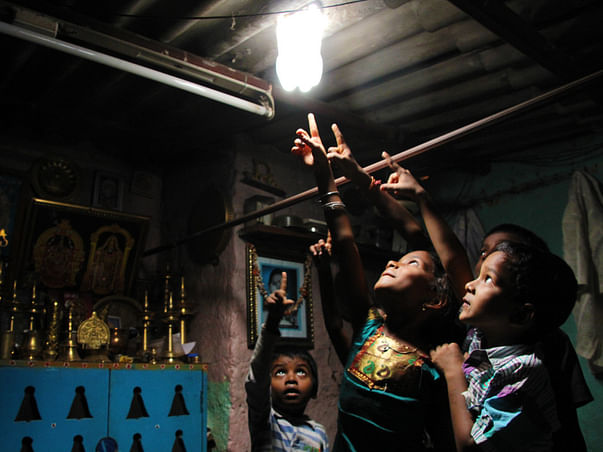 Provide light to low income communities in India