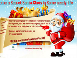 I am fundraising to aims to ensure every needy child to get surprise gift on this Christmas