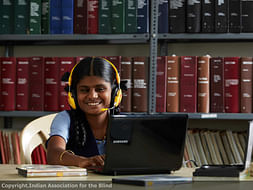 Educate a visually Challenged Child