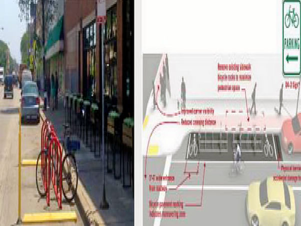 Bengaluru Marathon: Multiple Cycle Parking Facilities, HSR Layout
