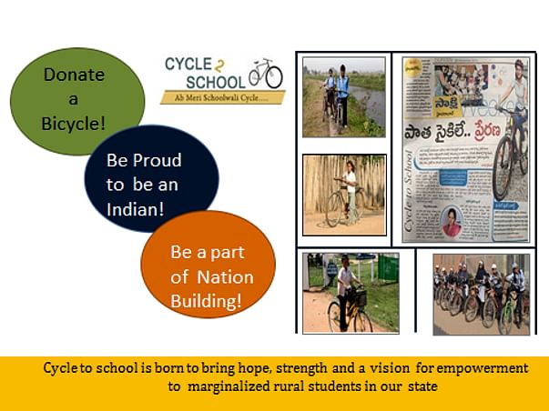 Help provide cycles to help rural girls travel to school