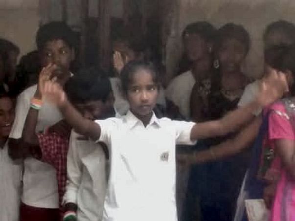 Distributing School Uniforms For Students.