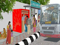 Peace Ride: Mobile phone charging stations, Pottery Town