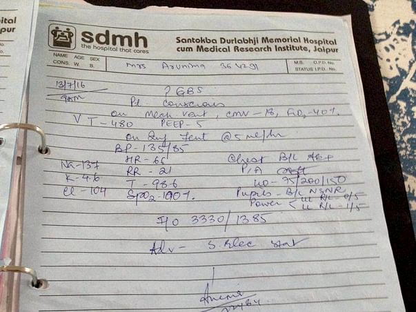 Arunima fighting with Guillain-Barré Syndrome (GBS)