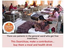 Help Poor patients with their Meals, health drink and dialysis needs
