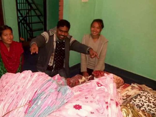 Blanket of PROTECTION to Nepal Earthquake affected children