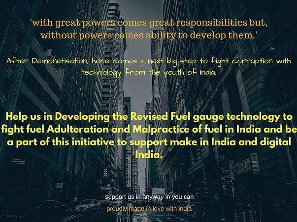 Help Us to Fight Fuel Adulteration
