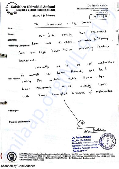 Doctors Letter