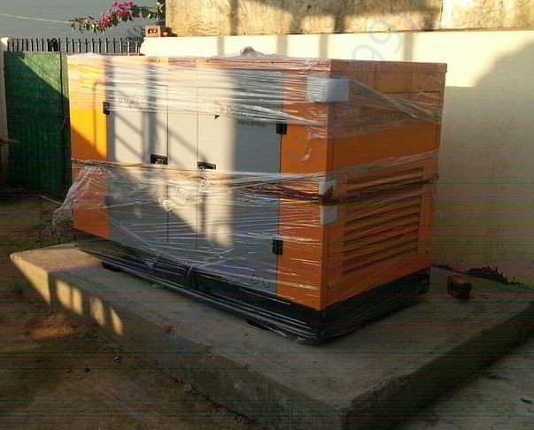 Picture of the generator purchased and installed at our orphanage prem