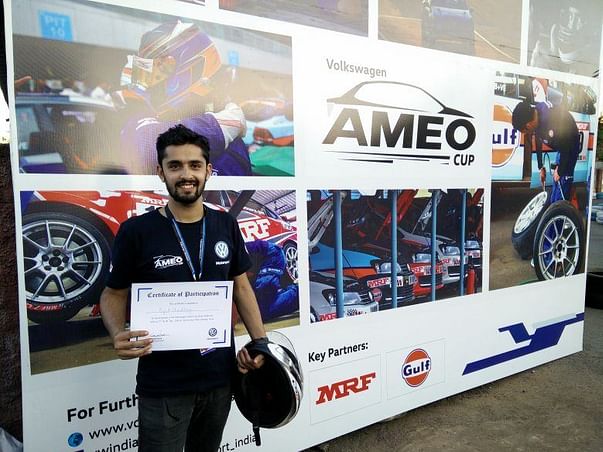 Help Rajat represent India at Volkswagen Ameo Cup 2017