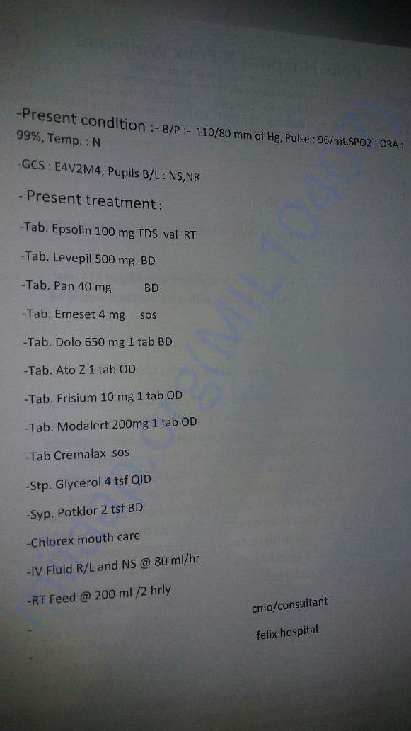 Present Condition Report