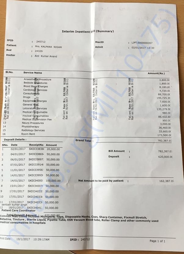 Max Bill Summary ctd 18/1/2017