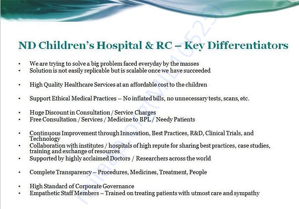 Why NDCHRC - Key Differentiators