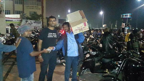 water packet distribution