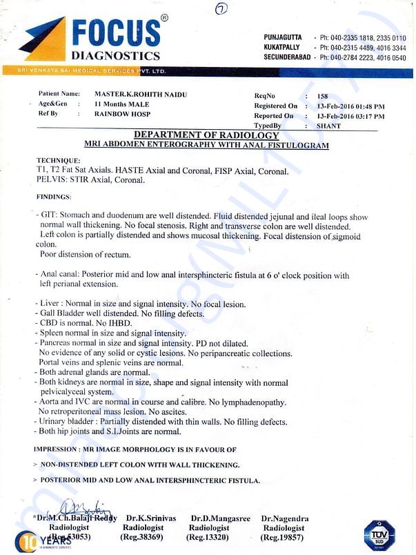 MRI Scan Report