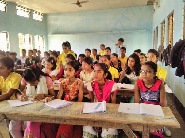Workshop at Mandia Model school,Assam,India