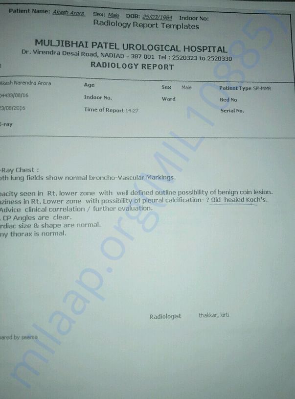 Radiology Report