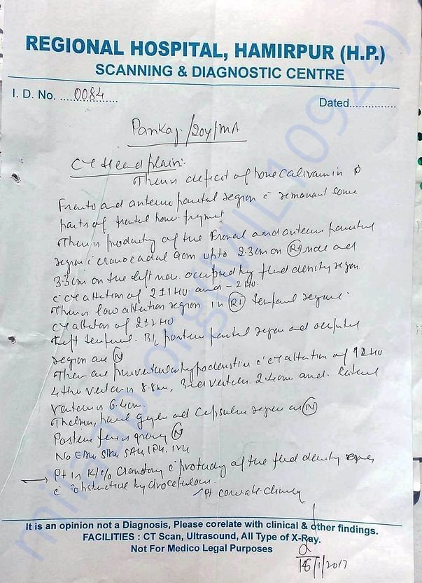 Other Medical Supportings- uploaded by Himachali Blood Donors'