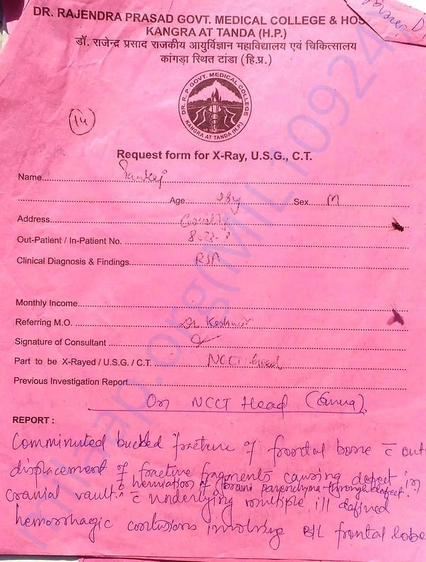 Other Medical Supportings- uploaded by Himachali Blood Donors'
