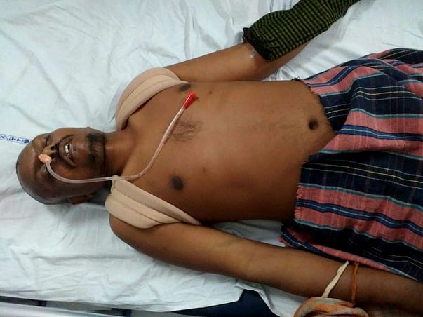 Help Sreenivasu get treated for his road accident.