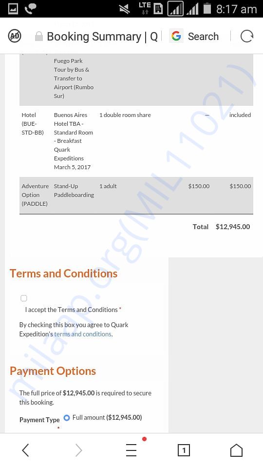 Details about the expedition expenses.