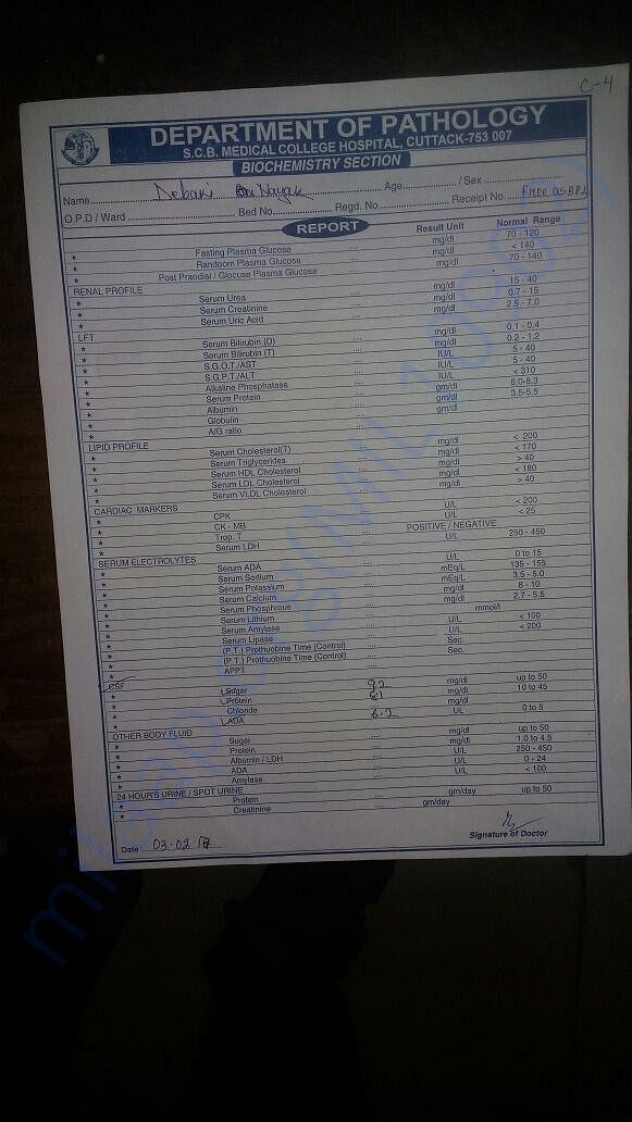 CSF Cont.