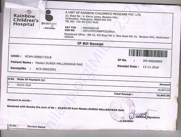 Medical Bill 2