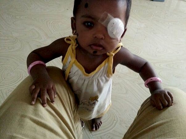 Give Baby Tanmayi the gift of Vision and Sight