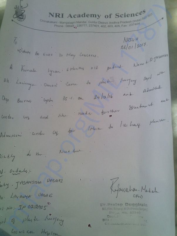 Doctor letter