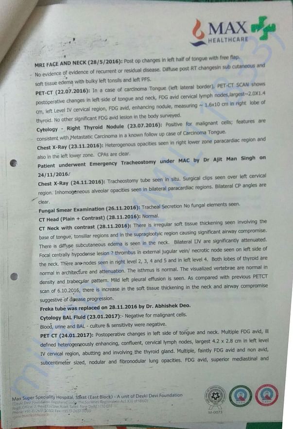 Discharge summary