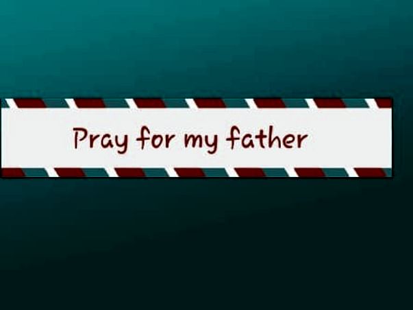 No funds required just asking you to pray for him