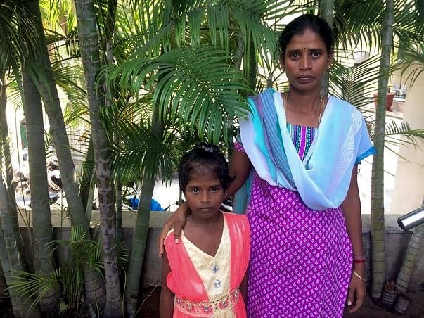 This 8-year-old's father left her because she has a blood disorder
