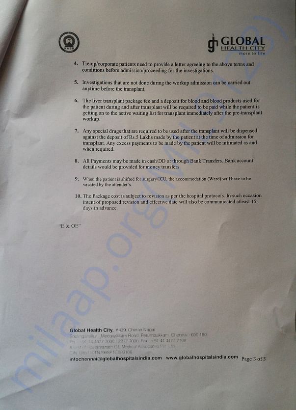 Liver Transplant Surgery Estimate 3-3