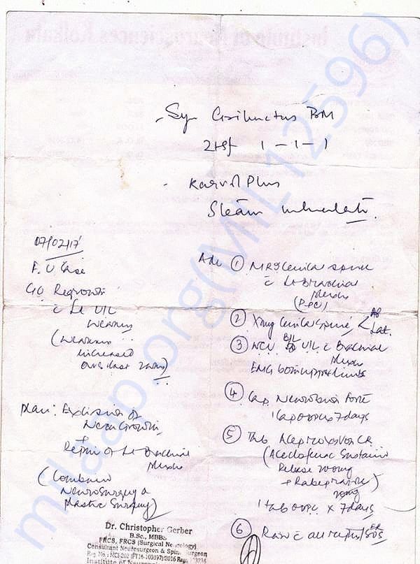 Doctor's prescription