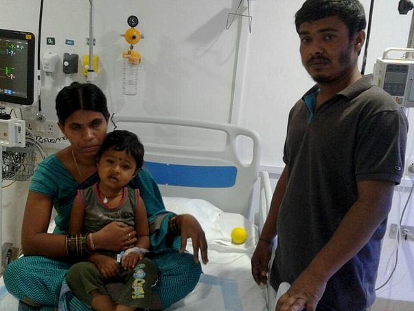 Help 3-year-old Sahasra to undergo a liver transplant