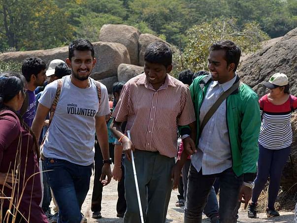 Community wants to take Visually Impaired for a trek