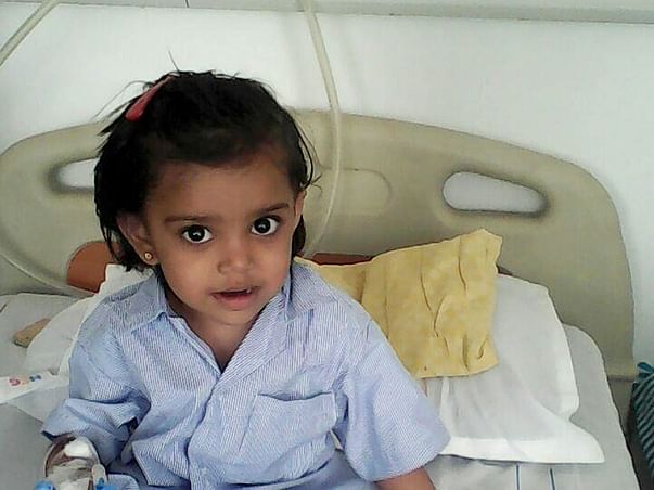 2-year-old Mitakshi's Father Has Promised To Save Her From Cancer