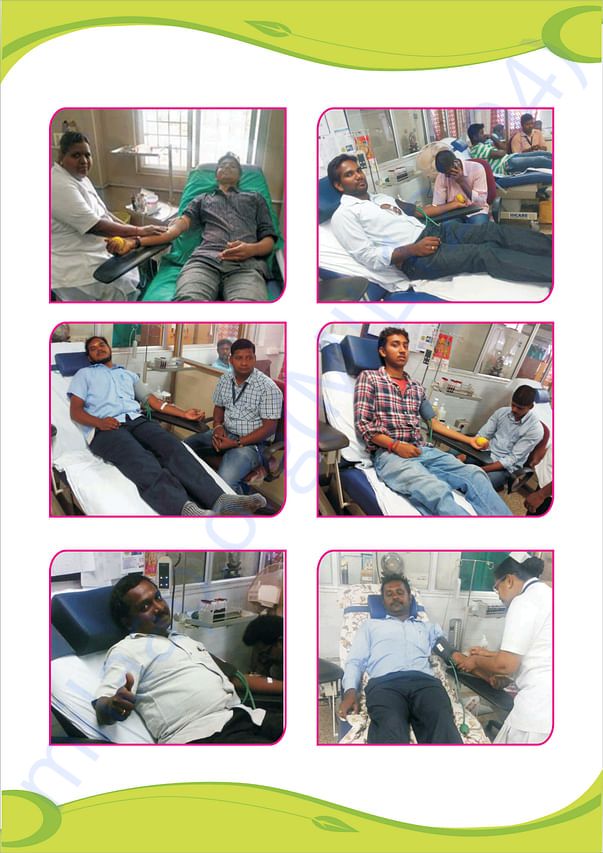 Uyirthuli Team Donating Blood