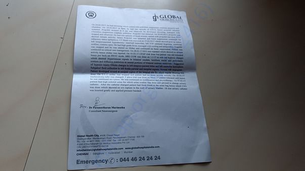 Medical details with signature 2
