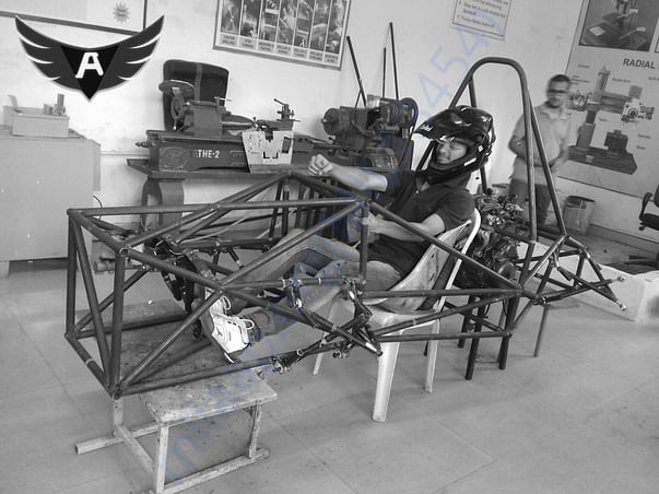 Suspension and engine mountings completed.