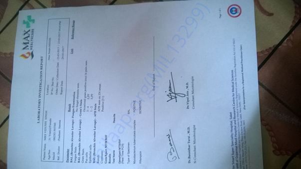 BLOOD TEST REPORT