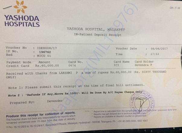 Bill paid on 06/04/2017