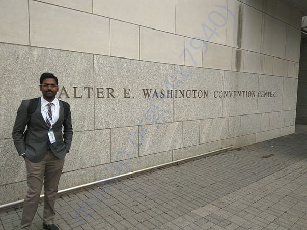 PIC AT ENTRANCE OF CONFERENCE VENUE