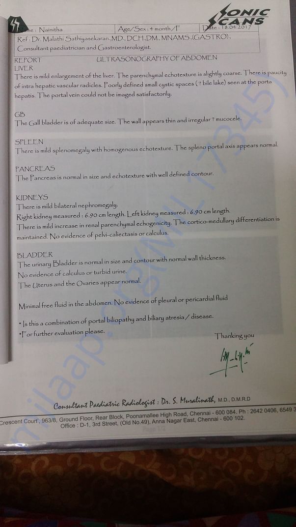 Scan reports for Liver Gall bladder
