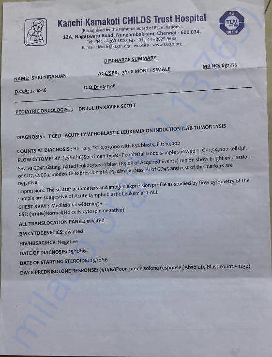 Diagnostic report